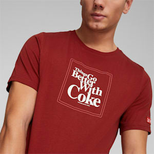 PUMA X COCA COLA Graphic Men's T-Shirt, Intense Red