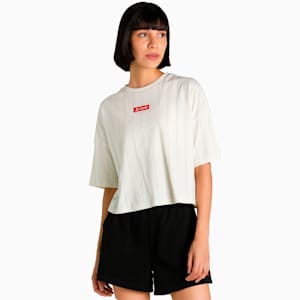 PUMA x COCA-COLA All-Over-Print Women's T-Shirt, Ivory Glow
