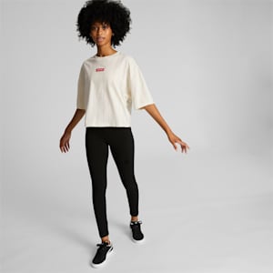 Camiseta completamente estampada PUMA x COCA-COLA para mujer, Ivory Glow