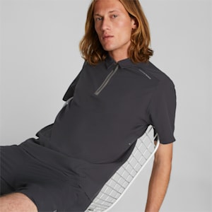 Porsche Design Men's Active Polo Shirt, Jet Black