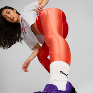 Legging de basketball MOD Femme, High Risk Red-Hot Coral, extralarge