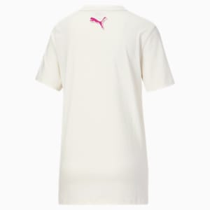 Camiseta estampada de básquetbol You Do You para mujer, Whisper White