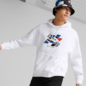 メンズ BMW MMS グラフィック フーディー, Puma White