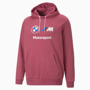 BMW M Motorsport Essentials Fleece Men's Hoodie, Dusty Orchid
