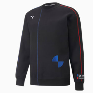 BMW M Motorsport Assembly Crewneck Men's Sweatshirt, Puma Black