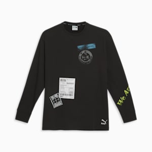 We Are Legends WRK.WR Men's Long Sleeve Tee, Puma Black, extralarge