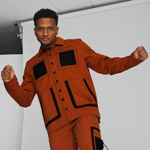 We Are Legends Men's Workwear Jacket, Warm Chestnut, extralarge
