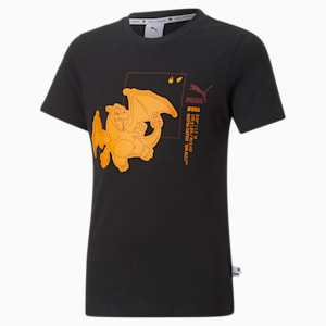 PUMA x POKÉMON Big Kids' Tee, Puma Black