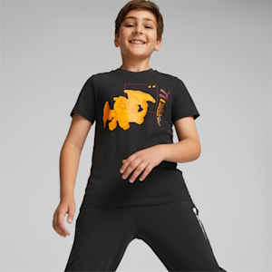 Camiseta PUMA x POKÉMON para niños grandes, Puma Black