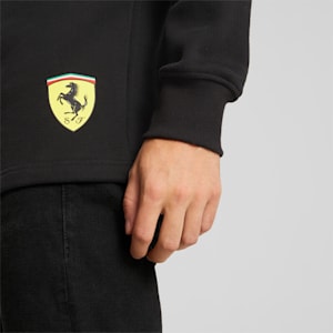 Scuderia Ferrari Race Assembly Crew Motorsport Men's Sweatshirt, Puma Black