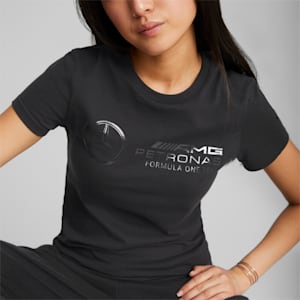 Mercedes-AMG Petronas Motorsport Essentials Tee Women, Puma Black