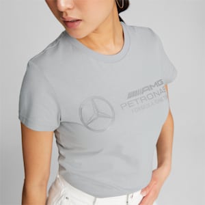 Mercedes-AMG Petronas Motorsport Essentials Tee Women, Mercedes Team Silver
