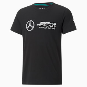 Mercedes-AMG Petronas Motorsport Essentials Logo T-Shirt Youth, Puma Black