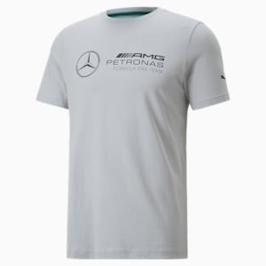 Mercedes-AMG Petronas Motorsport F1 Essentials Men's Logo Tee, Mercedes Team Silver