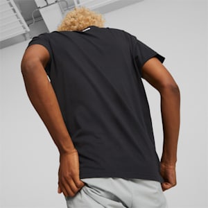 Timeout Short Sleeve Basketball Men's T-Shirt, Puma Black