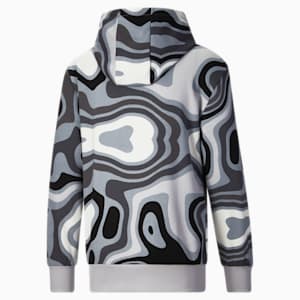 Booster Ralph Print Men's Basketball Hoodie, Harbor Mist
