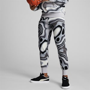 Pantalon de basketball avec imprimé Booster Ralph, homme, Harbor Mist