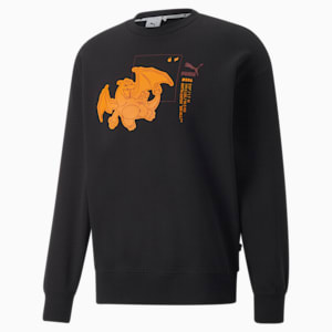 PUMA x POKÉMON Men's Relaxed Crewneck Sweatshirt, Puma Black