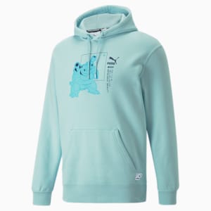 PUMA x POKÉMON Men's Regular Fit Hoodie, Light Aqua, extralarge-IND