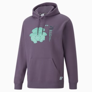 PUMA x POKÉMON Men's Regular Fit Hoodie, Purple Charcoal, extralarge-IND
