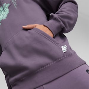 PUMA x POKÉMON Men's Regular Fit Hoodie, Purple Charcoal, extralarge-IND