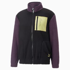 Veste sherpa PUMA x POKÉMON pour hommes, Puma Black