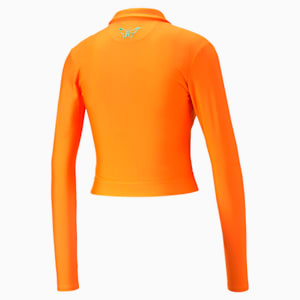 ウィメンズ PUMA x DUA LIPA 長袖 フィット Tシャツ, Carrot