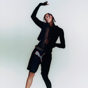 Short de basketball PUMA x DUA LIPA pour femmes, Puma Black
