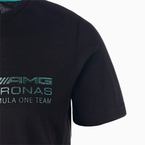 メンズ メルセデス MAPF1 メタル エナジー ロゴ Tシャツ, Puma Black