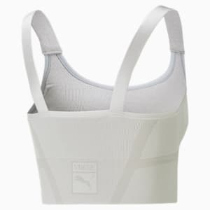 PUMA x VOGUE Women's Bra Top, Light Gray Heather