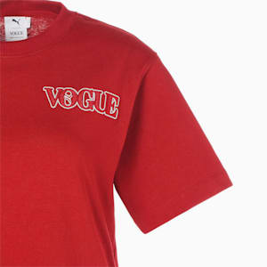 ウィメンズ PUMA x VOGUE リラックス Tシャツ, Intense Red