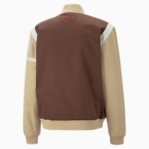 Childhood Dreams Men's Basketball Varsity Jacket, Dusty Green