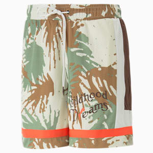 Childhood Dreams Men's Basketball Shorts, Light Sand