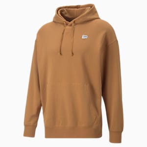 Downtown Men's Hoodie, Desert Tan