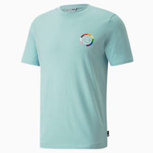 T-shirt à graphique Pride, Turquoise clair
