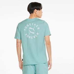 PRIDE Graphic Men's T-Shirt, Light Aqua