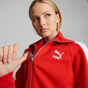 Luxe Sport Women's T7 Track Jacket, High Risk Red