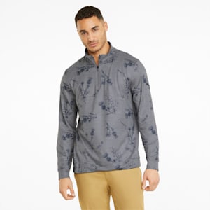 CLOUDSPUN Lowlands Quarter-Zip Golf Sweatshirt Men, QUIET SHADE Heather