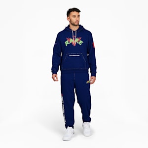 RARE Men's Basketball Hoodie, Elektro Blue