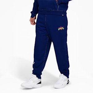 Pantalon de basketball RARE Homme, Elektro Blue-Green Gecko, extralarge