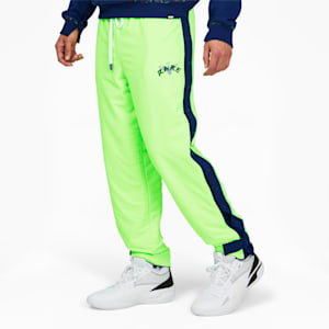 Pants de básquetbol RARE para hombre, Elektro Blue-Green Gecko, extralarge
