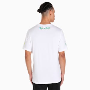 PUMA X Rick & Morty Pickle Rick Men's Basketball T-Shirt, PUMA White