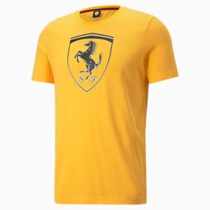 Ferrari Race Big Shield Men's T-Shirt, Sun Stream