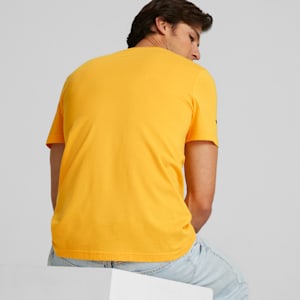 Scuderia Ferrari Race Big Shield Motorsport Men's Tee, Sun Stream, extralarge