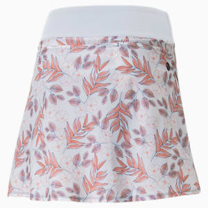 PWRSHAPE Flora Golf Skirt Women, Bright White-Carnation Pink