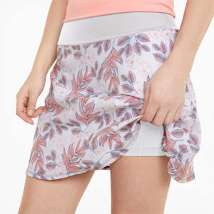 PWRSHAPE Flora Golf Skirt Women, Bright White-Carnation Pink