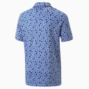 Mattr Beach Trip Golf Polo Shirt Youth, Lavendar Pop-Blazing Blue