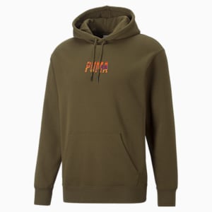 SWxP Graphic Men's Hoodie, Deep Olive