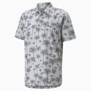 PUMA x Palm Tree Crew Palm Golf Polo Shirt Men, High Rise-QUIET SHADE