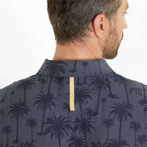PUMA x Palm Tree Crew Palm Golf Polo Shirt Men, Navy Blazer